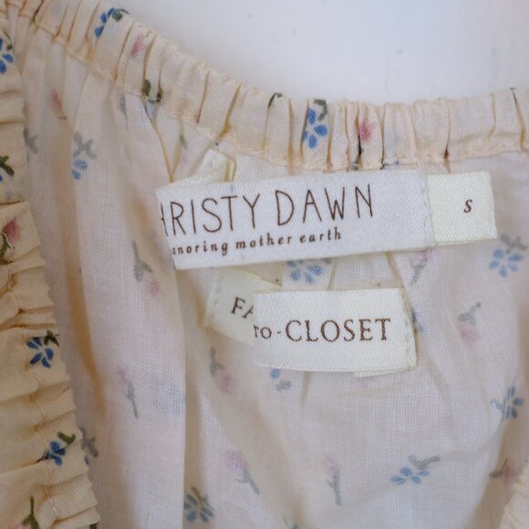 Christy Dawn Cream Floral Top - Picture 4 of 5
